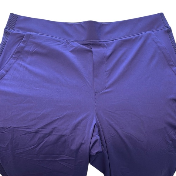 Athleta Brooklyn Lined Mid Rise Pants 16 TALL Purple Stretch Travel Weekend Mom - Picture 3 of 8